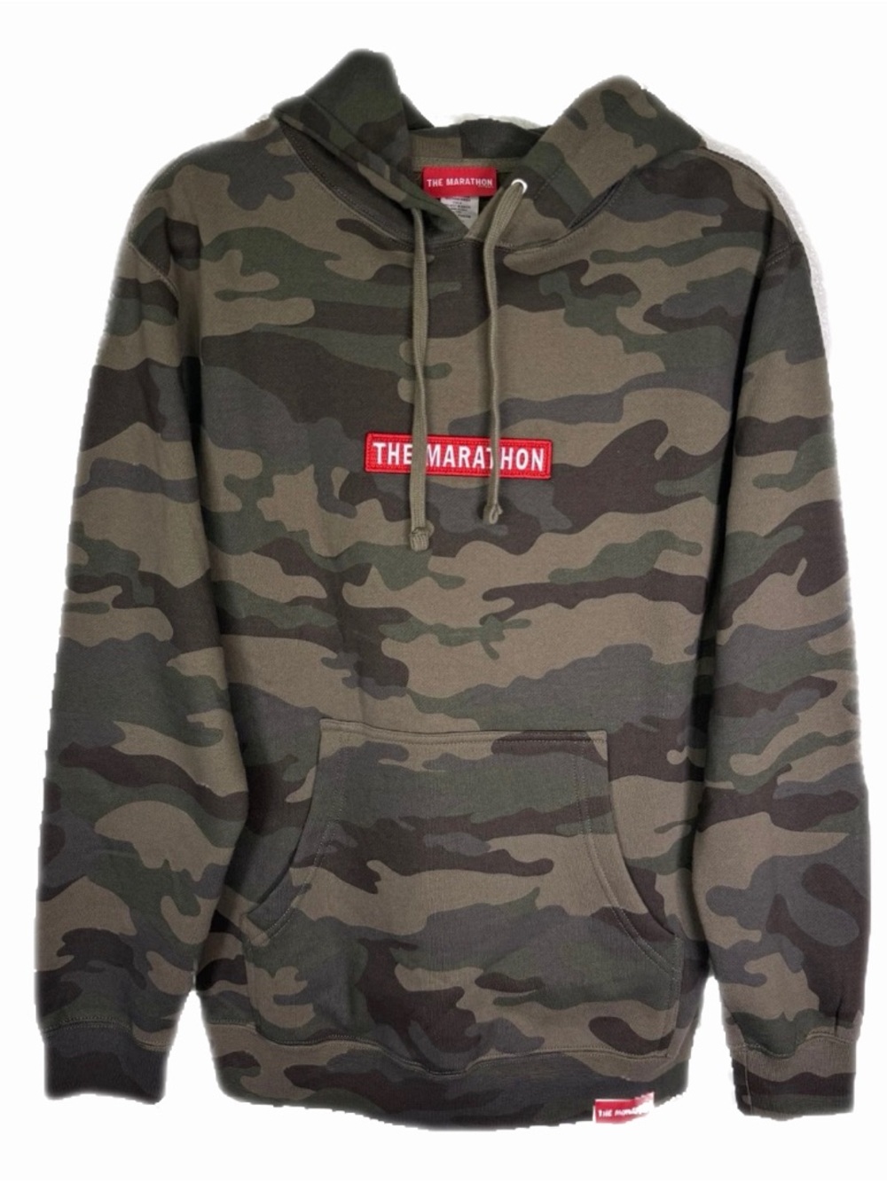 The Marathon Clothing Mens Army Camo Hoodie NWT Size 3XL Nipsey Hussle